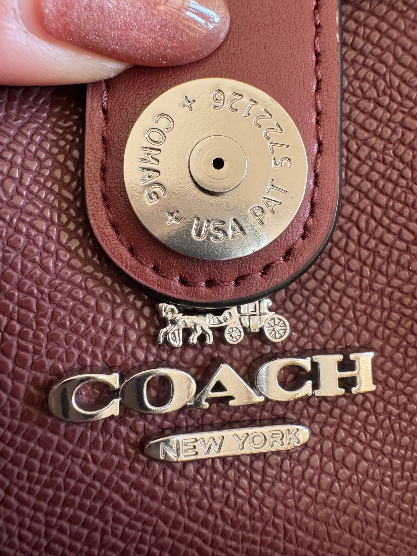 Pure original single Coach Coach 5696 black gray, the
