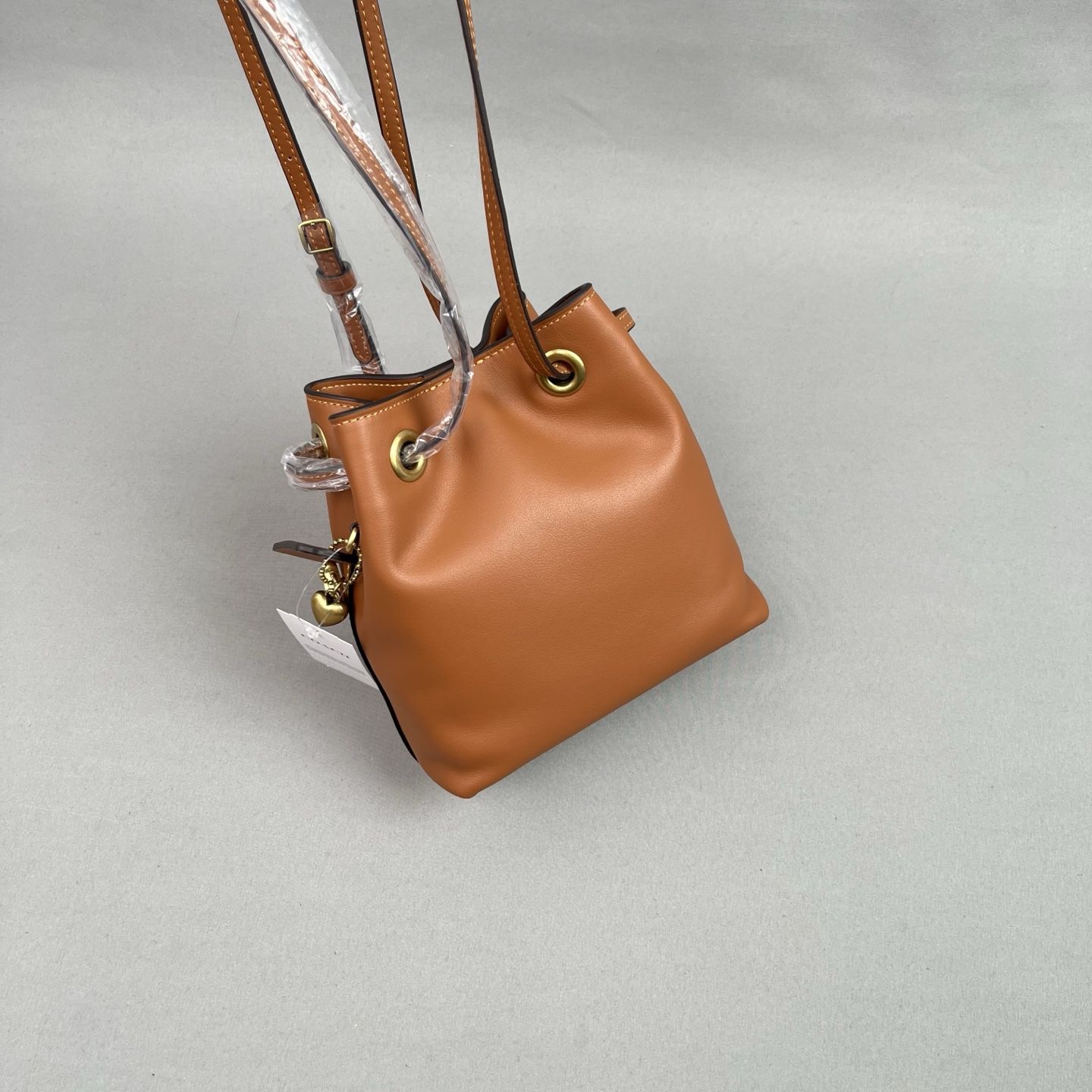 C Original CER84 Brown Women's suede JADE drawstring small