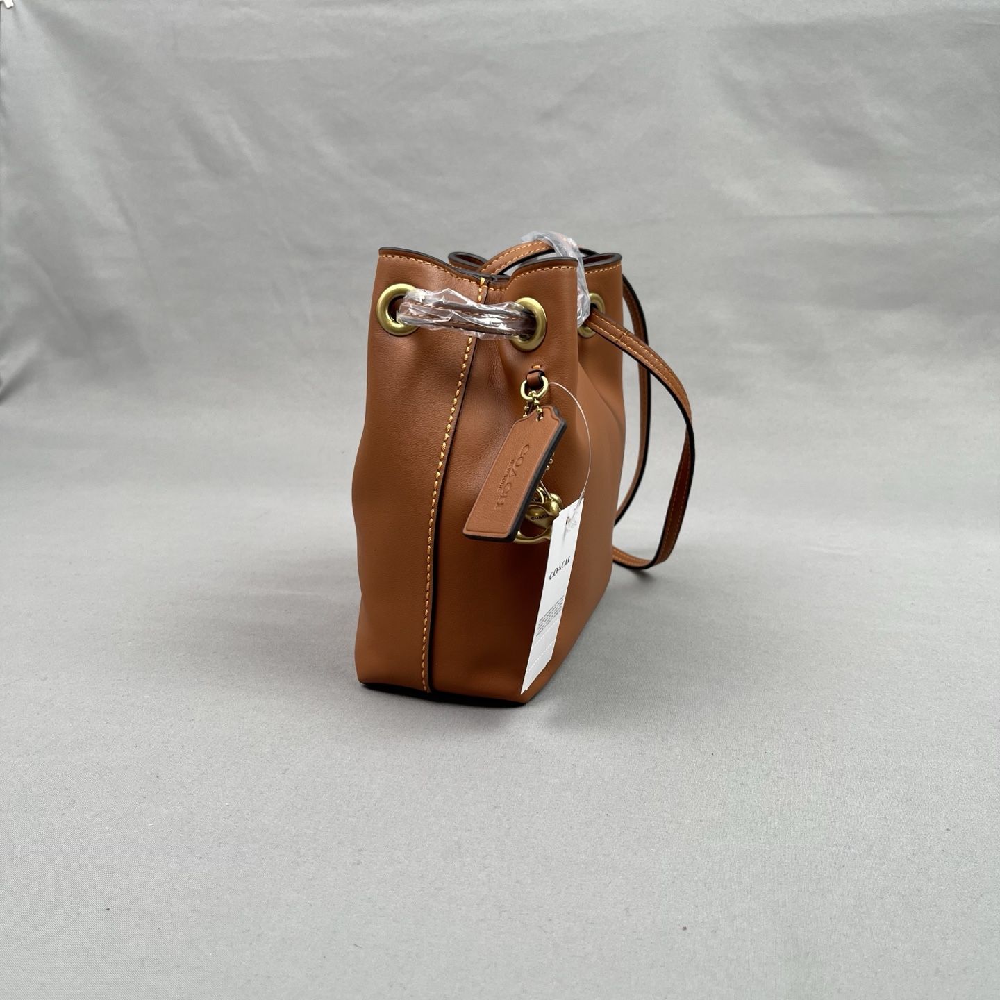 C Original CER84 Brown Women's suede JADE drawstring small