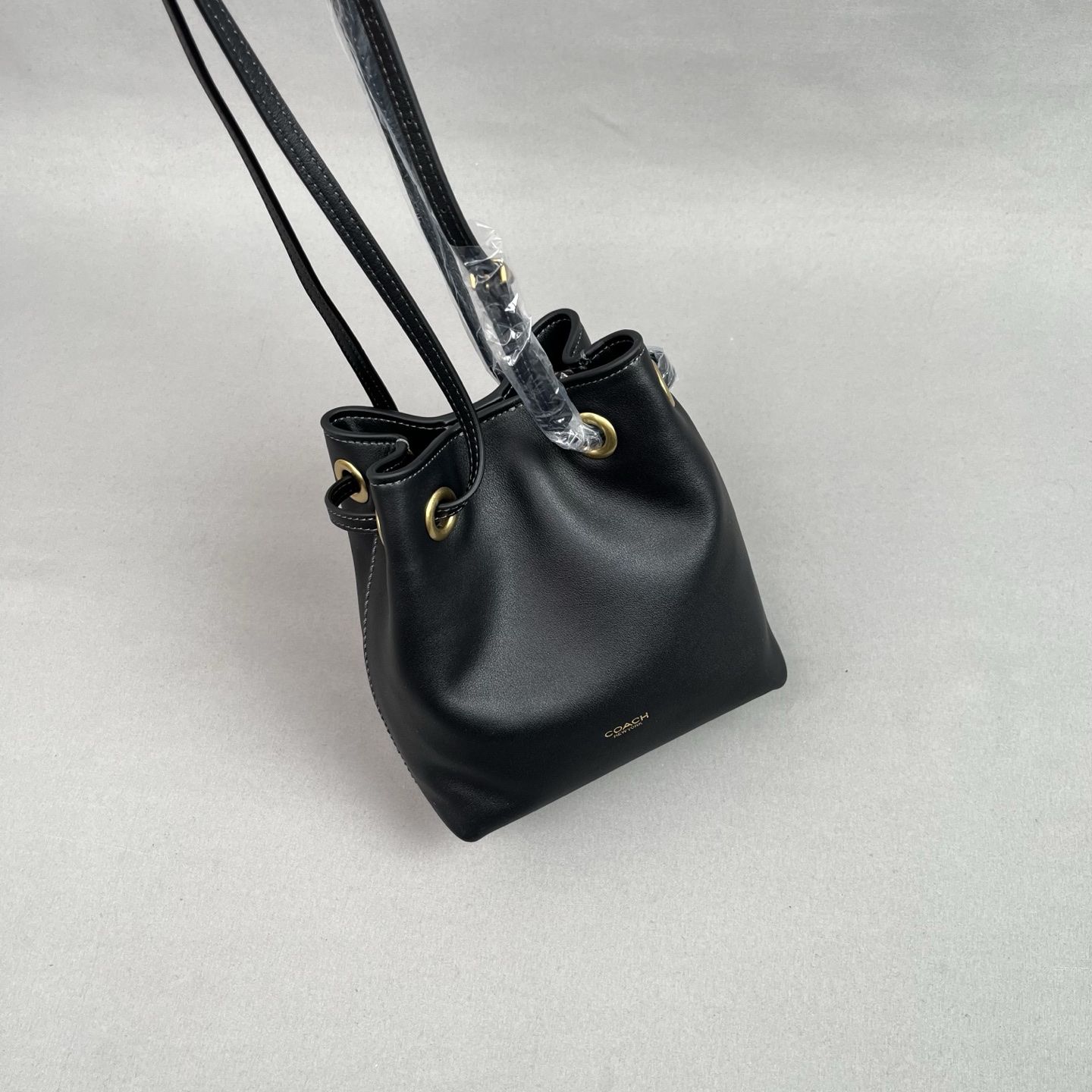 C Original CER84 Black Women's suede JADE drawstring small