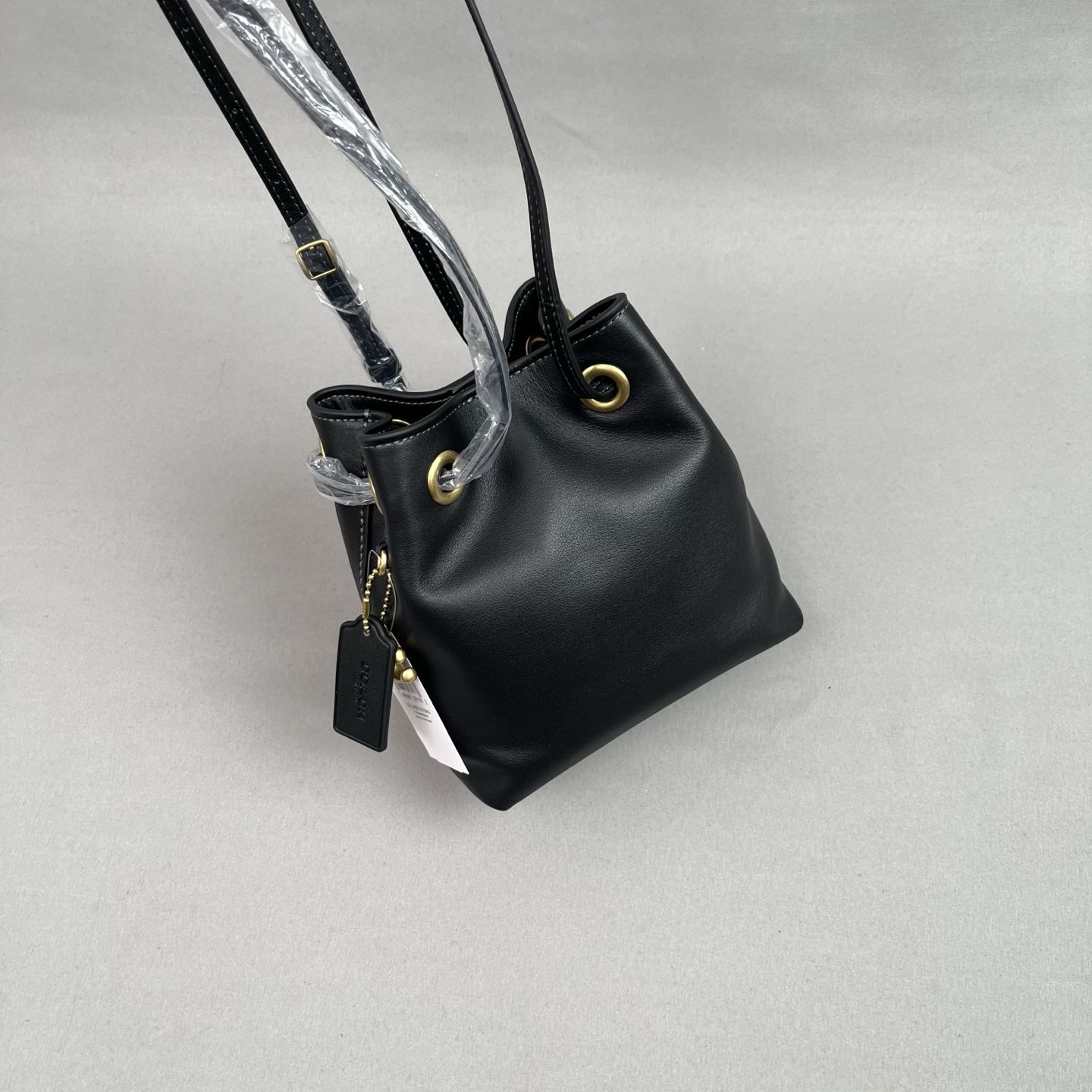 C Original CER84 Black Women's suede JADE drawstring small