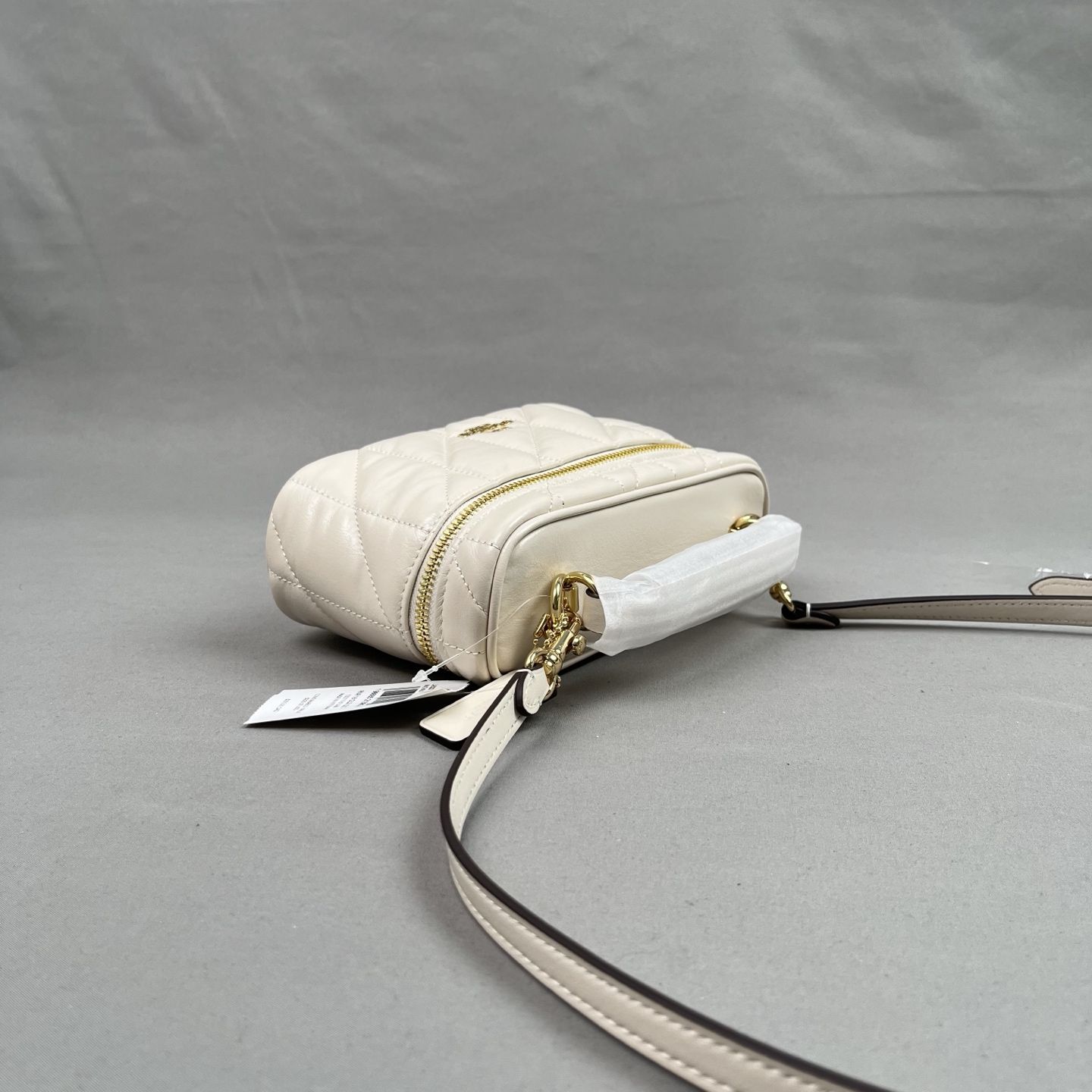 Coach original, top-grade white CE022, oil wax wrinkled leather